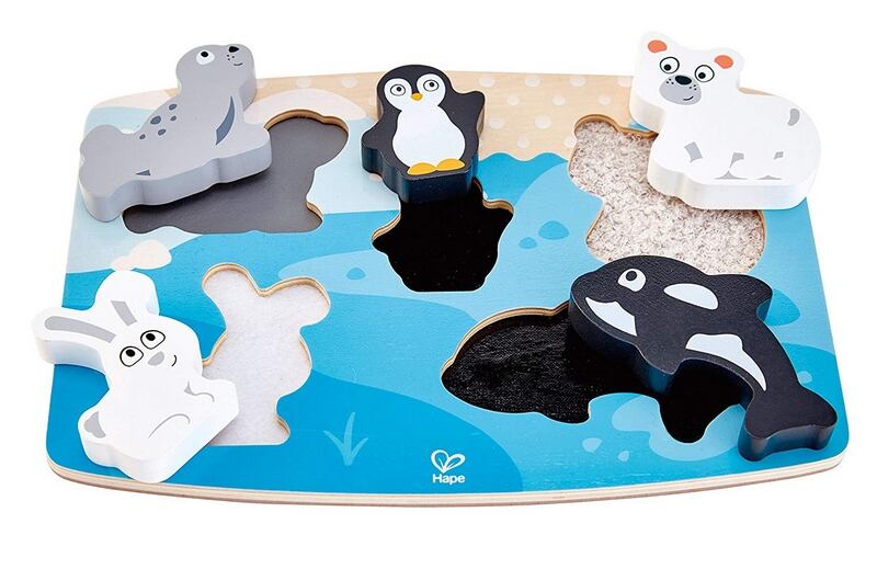 Hape Puzzle na desce - Polární zvířátka