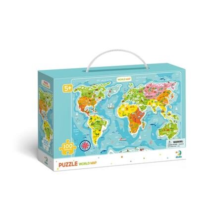 TM Toys Dodo Puzzle Mapa Světa 100 dílků