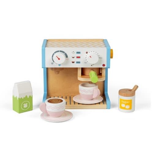 Levně Bigjigs Toys Dřevěný kávovar
