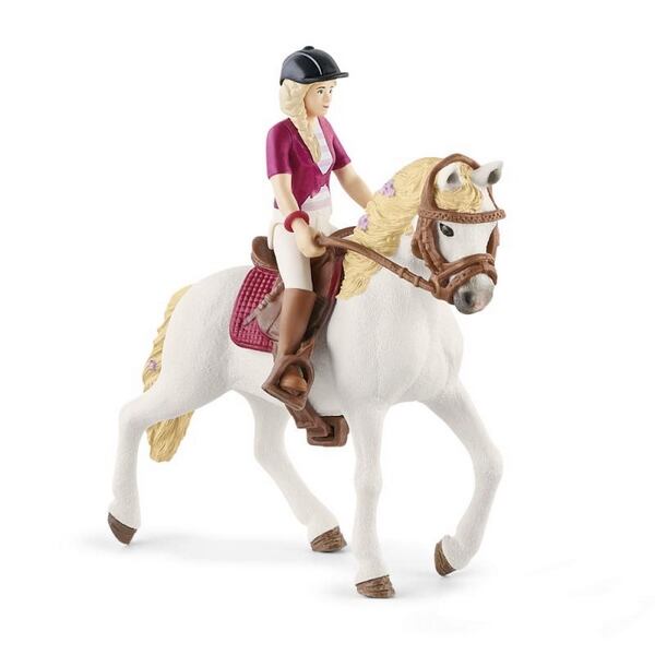Schleich 42540 Blondýna Sofia s pohyblivými klouby na koni schleich koně od výrobce Schleich Schleich 42540 Blondýna Sofia s pohyblivými klouby na koni