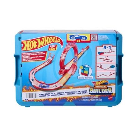 Hot Wheels Track Builder ohnivá dráha