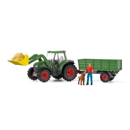 Schleich 42608 Traktor s přívěsem traktory od výrobce Schleich Schleich 42608 Traktor s přívěsem