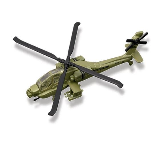 Maisto - Fresh Metal Tailwinds - letadla, AH-64 Apache, zelená