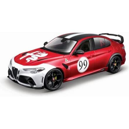 Levně Bburago 1:18 Plus - Alfa Romeo Giulia GTAm - Met Red #99
