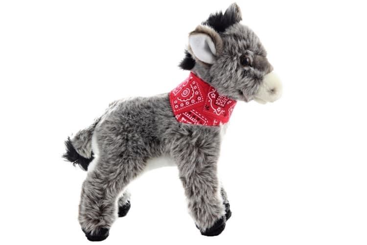 Plyš Osel se šátkem 30 cm