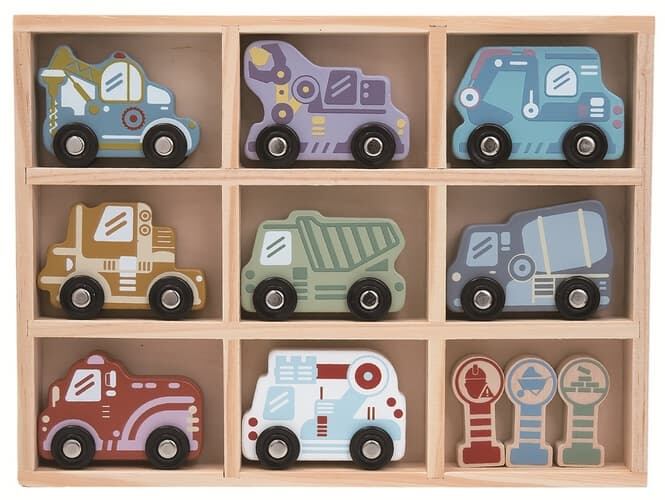 Levně 2Kids Toys Sada dřevěných aut
