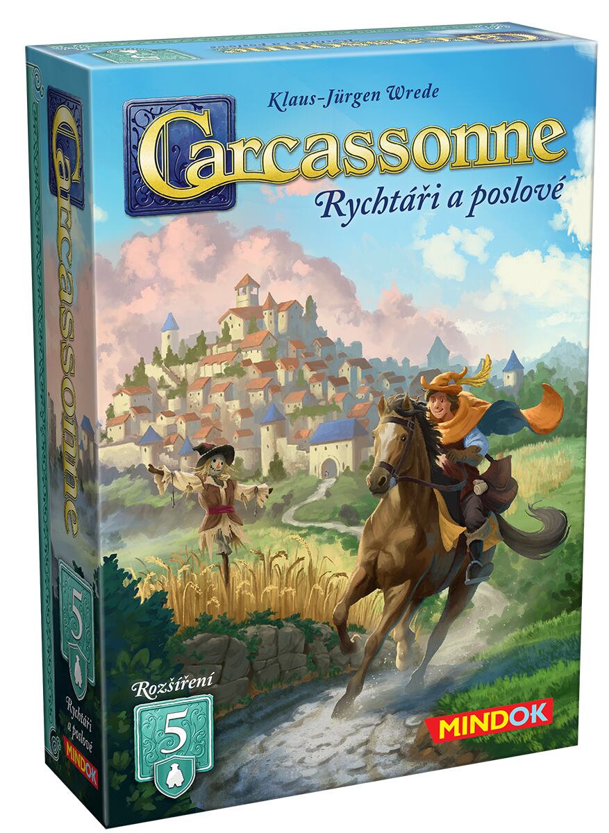 Mindok Carcassonne 5. rozšíření - Rychtáři a poslové (2025)