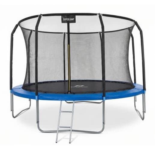 SuperJump Trampolína 400 cm + VNITŘNÍ ochranná síť + žebřík