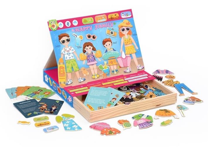 2Kids Toys Magnetické oblékání Rodina