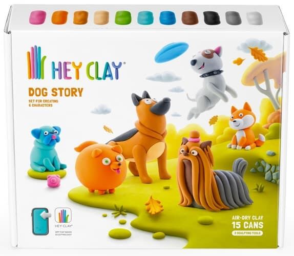 Hey Clay kreativní sadas - Dog story TM Toys Sp. z o.o.