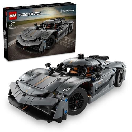 Levně LEGO® Technic 42173 Šedé hyperauto Koenigsegg Jesko Absolut