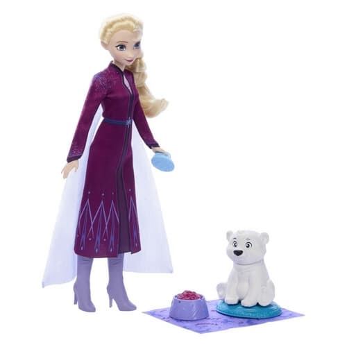 Levně Mattel Ledové království Elsa s ledním medvědem