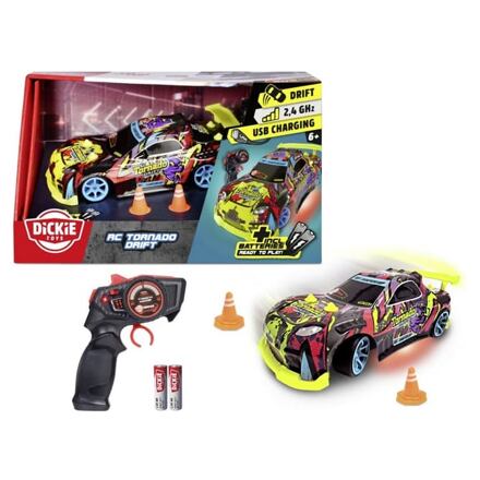 Levně DICKIE RC Car Tornado Drift RC_4007 RTR 1:24