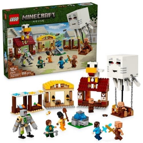 LEGO Minecraft 21273 Balón v podobě ďasa a útok na vesnici