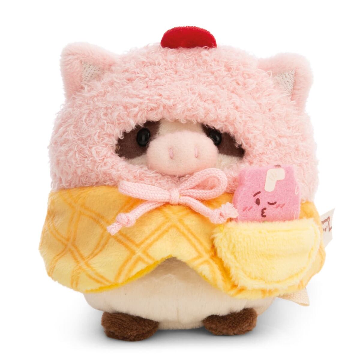 NICI plyš MyMochi Kravička Moona 8 cm v kostýmu zmrzliny a milkshake, set dárkové bal.