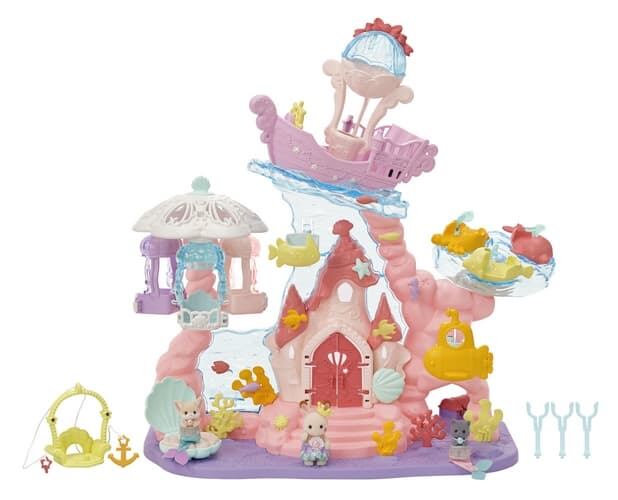Palác malých mořských víl SYLVANIAN FAMILIES – podmořský herní set s figurkami