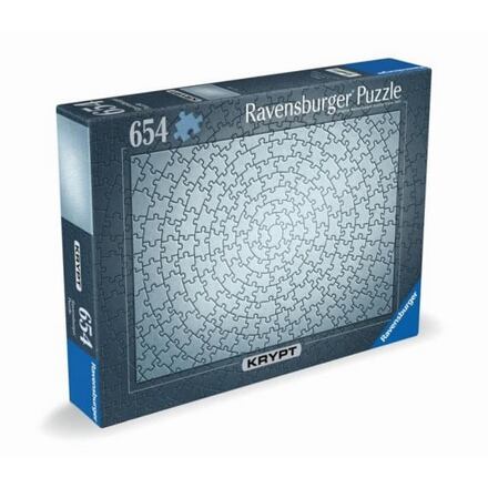 Ravensburger Krypt Puzzle: Silver 654 dílků