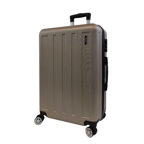 Bavy Cestovní kufr skořepinový 24" Stripes Gold beige