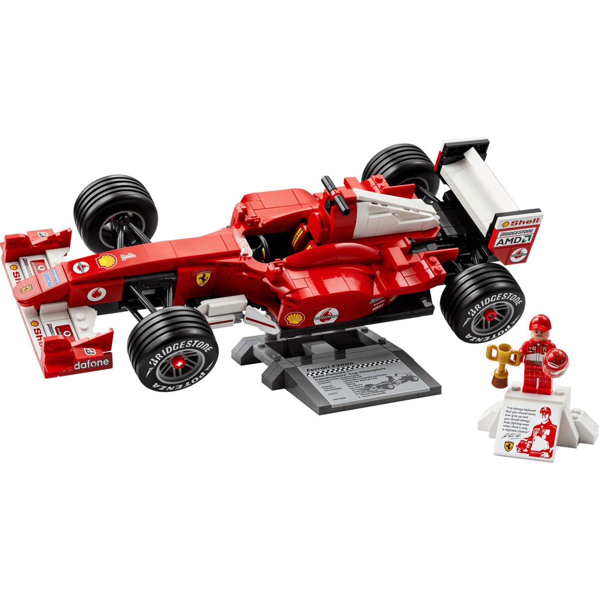 Lego Icons 11375 Ferrari F2004 a Michael Schumacher