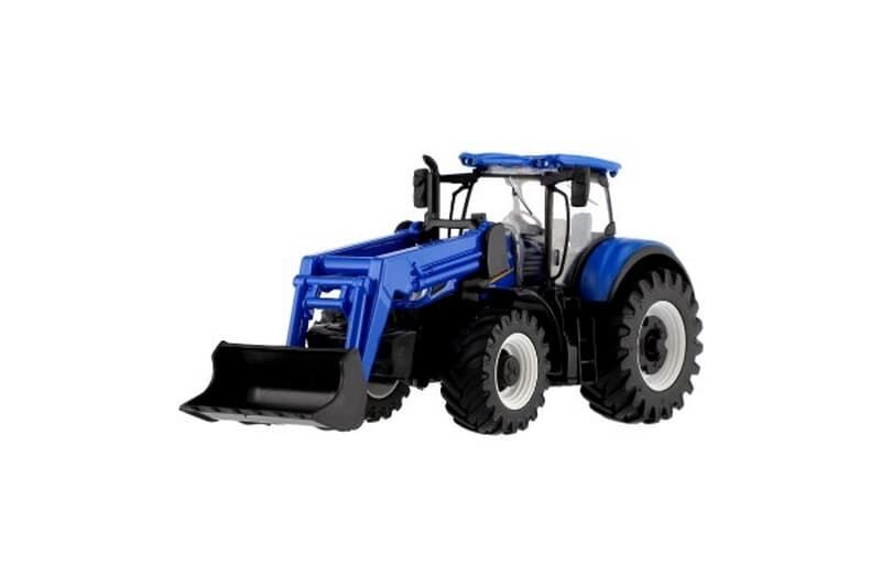 Traktor Bburago s nakladačem Fendt/New Holland/Massey Ferguson varianta 2. zelený