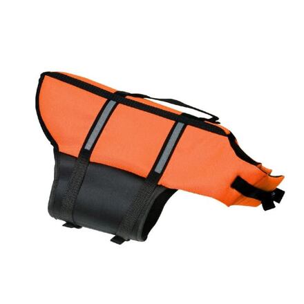Vesta plavací Dog oranžová M