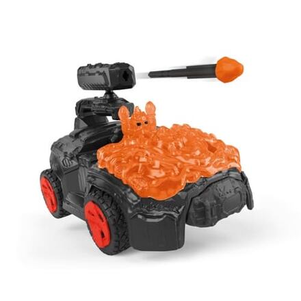 Lávový CrashMobile s mini figurkou Mini Creature ORANŽOVÝ