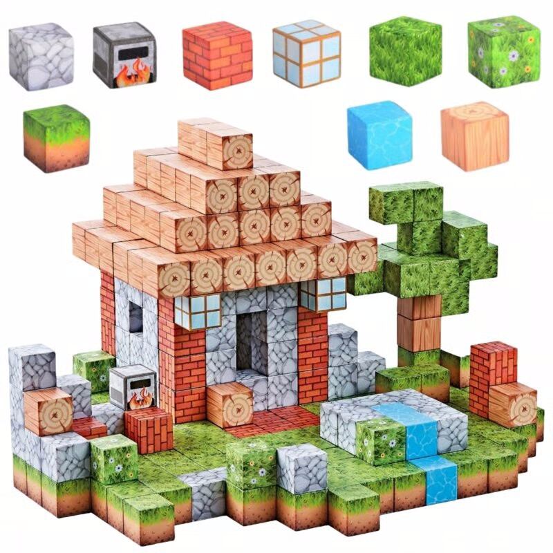 Magnetické stavebnice World of Blocks 108 dílků