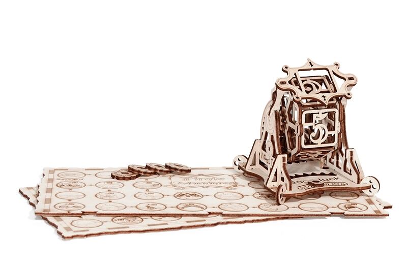 Levně Wood Trick 3D mechanické puzzle - Kolo štěstí