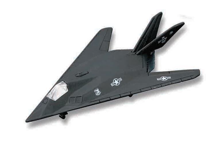 Levně Maisto - Fresh Metal Tailwinds - letadla, F-117 Nighthawk, matně černá, blister