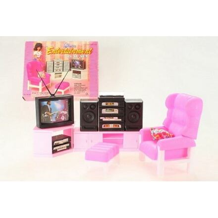 Barbie Glorie obývací stěna pro panenky typu