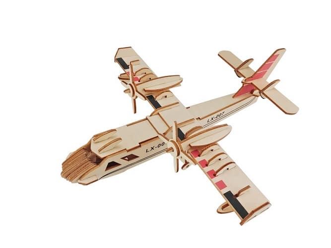 Levně Woodcraft Dřevěné 3D puzzle Bombardér