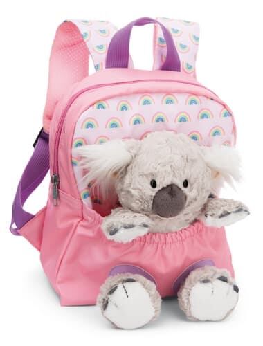 NICI Batůžek 21x26cm s plyšákem Koala 25cm, růžový