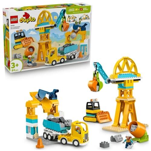 Lego Duplo 10476 Staveniště a vozidla 3 v 1