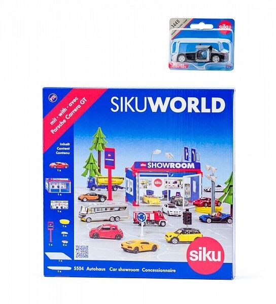 Levně SIKU World Autosalon s autem
