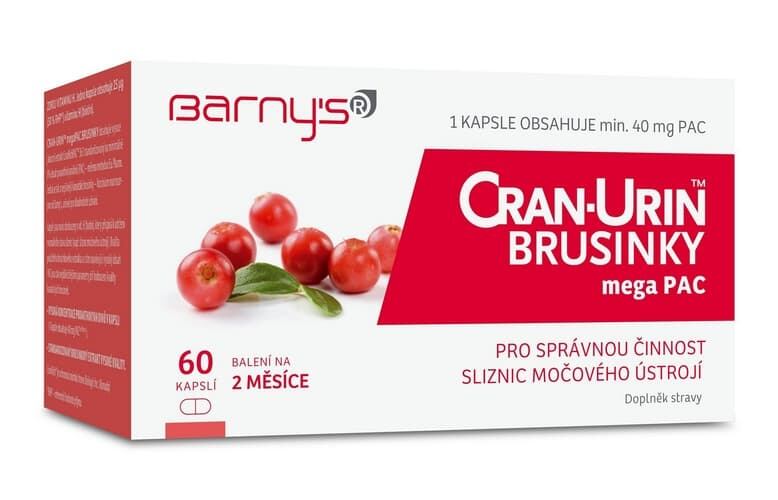 Barny's Cran-Urin™ megaPAC brusinky 60 kapslí
