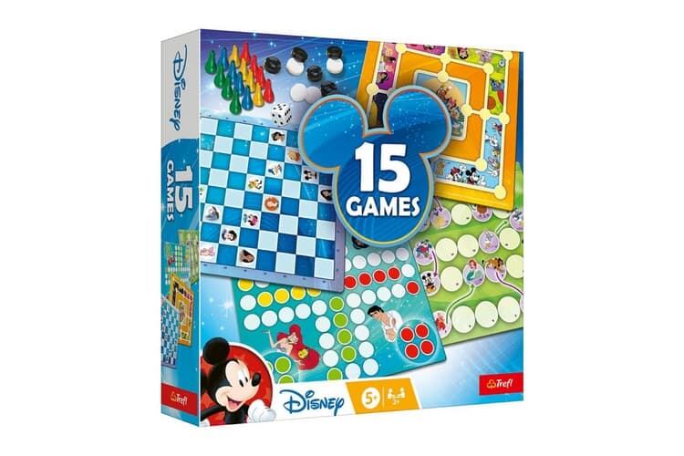 Levně TREFL Sada 15 stolních her Disney 160162