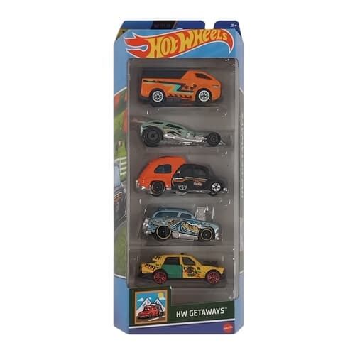Hot Wheels Angličák 5ks - HW GETAWAYS