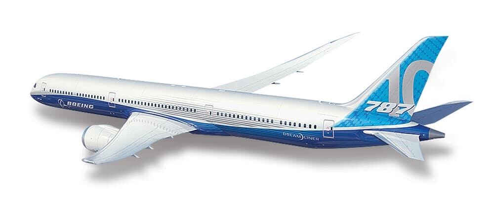 Levně Maisto - Fresh Metal Tailwinds - letadla, Boeing 737 MAX 10, bílo-modrá, blister