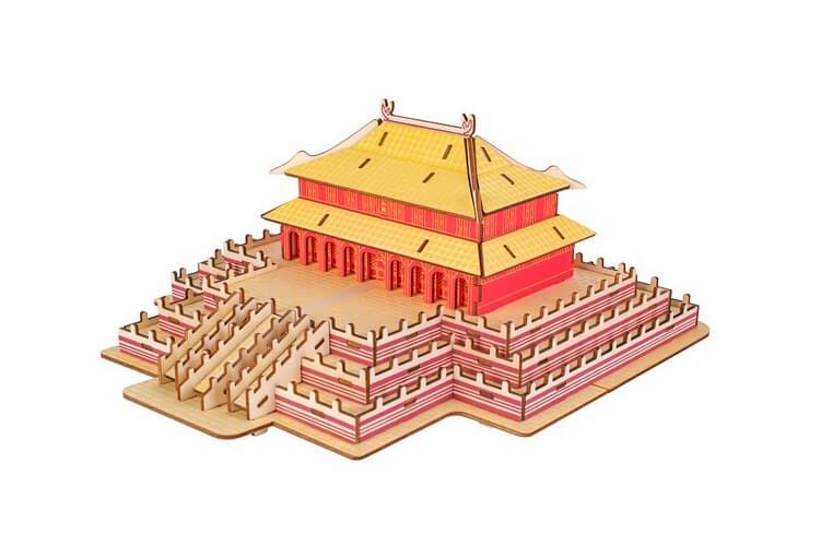 Levně Woodcraft Dřevěné 3D puzzle The Hall of Supreme Harmony
