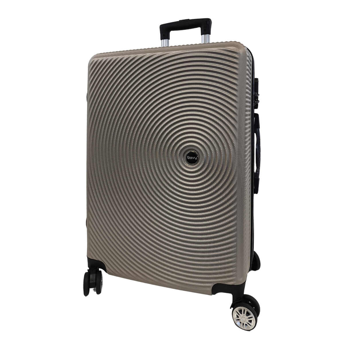 Bavy Cestovní kufr skořepinový 24" Circle Gold beige