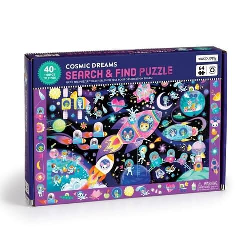 Mudpuppy Puzzle Hledej a najdi Vesmírné sny 64 dílků