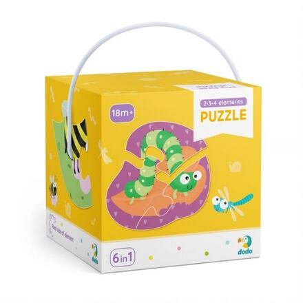 TM Toys Dodo Puzzle 2-3-4 dílků Brouci