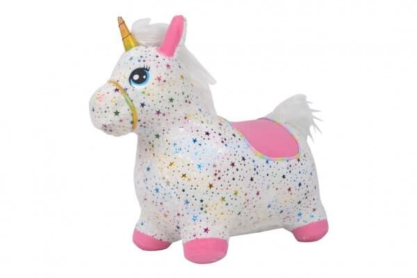 Kůň hopsací bílý s puntíky