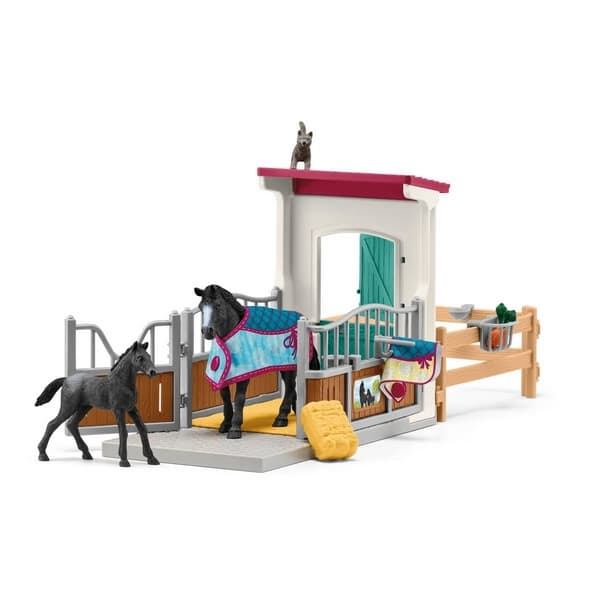 Schleich 42611 Box pro koně s klisnou a hříbětem schleich koně od výrobce Schleich Schleich 42611 Box pro koně s klisnou a hříbětem