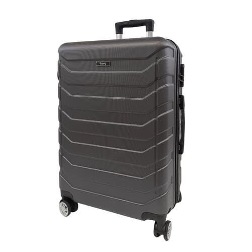 Bavy Cestovní kufr skořepinový 24" Dark grey