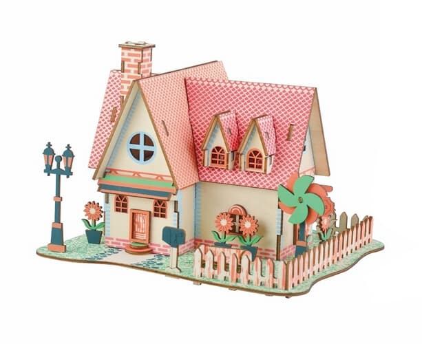 Levně Woodcraft Dřevěné 3D puzzle Slunečnicové panství