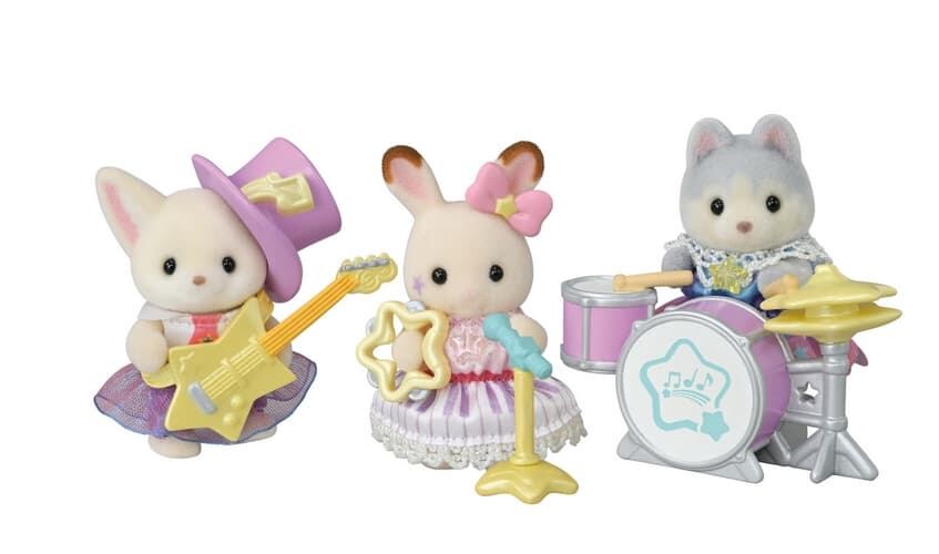 Sylvanian Families zvířátka koncertují