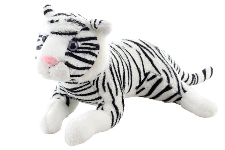 Plyš Tygr bílý 20cm