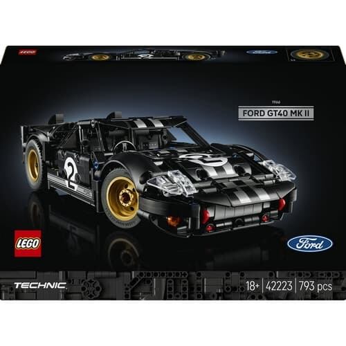 Levně LEGO® TECHNIC 42223 Závodní auto 1966 Ford GT40 MKII