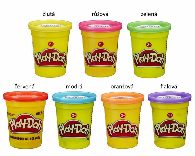 Play-Doh samostatné tuby